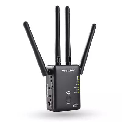 WAVLINK 1200Mbps Dual Band Wi-Fi Range Extender WiFi Repeater Signal Booster • $49