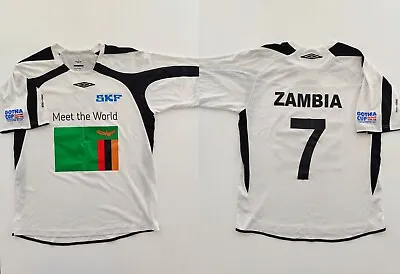 Zambia Umbro Gothia Cup Player Issue Match Worn Away Shirt Jersey Size M/L • $74.99