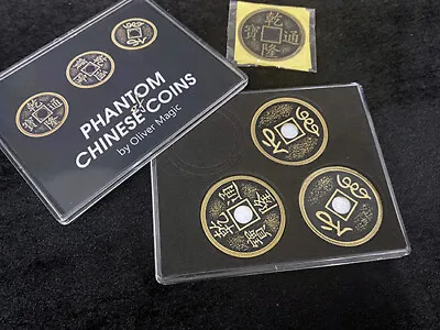 Phantom Of Chinese Coins By Oliver Magic Close Up Magic Tricks Illusion Magician • $25.99