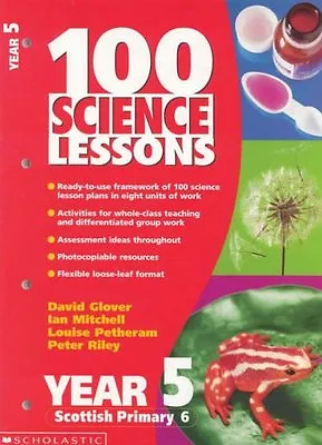 £3.15 • Buy 100 Science Lessons For Year 5 By Peter D. Riley