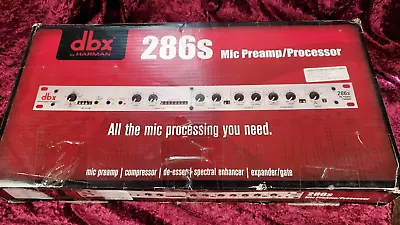 Dbx 286s Microphone Preamp Channel Strip Processor W/ Compression & De-Esser • $99