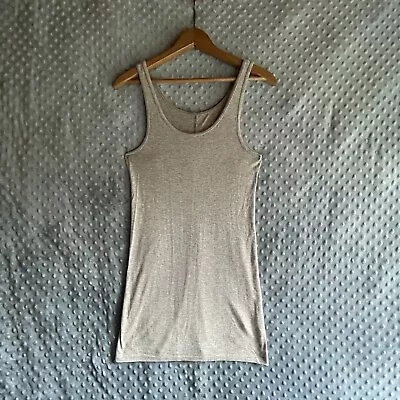 Mossimo Supply Co. Gray Sleeveless Scoop Tank Top Size Medium M • $14.44