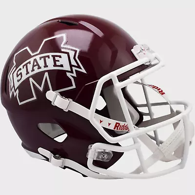 MISSISSIPPI STATE BULLDOGS NCAA Riddell SPEED Full Size Replica Football Helmet • $129.99