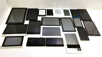 20x Untested Lenovo HTC Linx Amazon Samsung Huawei Windows Android Tablet EBook • £230