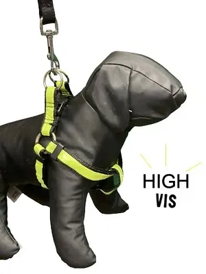 £3.99 • Buy Dog Yellow High Visibility Harness Step In Small-Medium 11-19  Inch