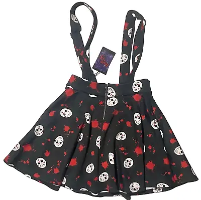 Friday The 13th Horror Dress - Suspender Skirt - Jason Vorhees Mash- Size Small • $39.99