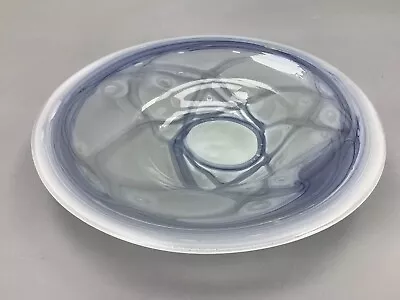 Hand Blown Australian Art Glass Dish Plate Signed By John Walsh 1986 • $29