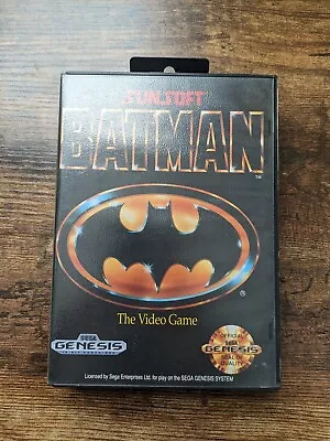 Batman The Video Game CIB EXCELLENT Vintage Cartridge🔥 Sega Genesis Complete 🦇 • $149.99