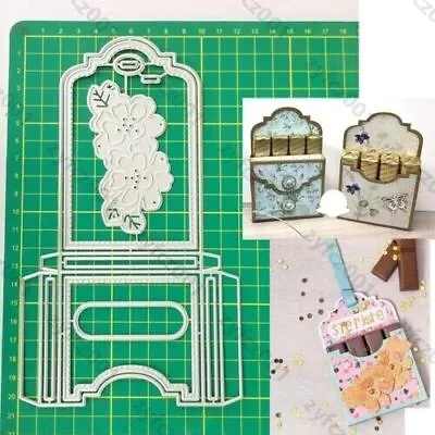 Punching Template Cutting Dies Stencils 3D Gift Box DIY Embossing Making Craft • £10.44