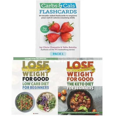 £22.99 • Buy Flashcards Calorie Counting Skills Carbs And Cal 3 Books Collection Set NEW
