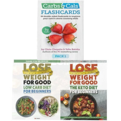 £22.99 • Buy Flashcards Calorie Counting Skills Carbs And Cal 3 Books Collection Set NEW