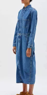 Bassike Utility Jeans Dress L • $250