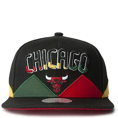 Mitchell & Ness Black NBA Chicago Bulls BHM Crown Snapback - OSFA • $37.95