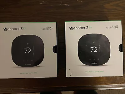 Pair Of Ecobee3 Lite Smart Thermostat - Black (EB-STATE3LT-02) • $40