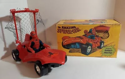 Vintage Mego Amazing Spider-Man & Spider-Car 1976 Marvel Action Figure RARE Box • $649.99