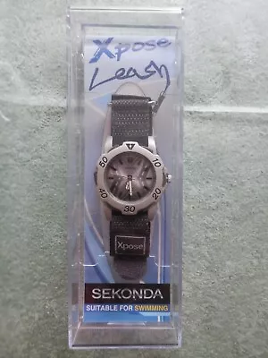 SEKONDA EXPOSE MENS Swimming WATCH NEW OLD STOCK. ALL WORKING 43MM • £19.95