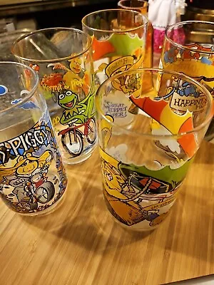 VTG 1981 McDonalds The Great Muppet Caper Glasses Complete Set Of 3 Jim Henson • $22