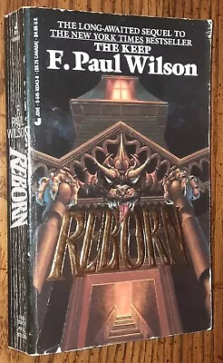 Reborn Sequel To The Keep By F. Paul Wilson Horror Fiction 1st Mass Market ED • $7.17