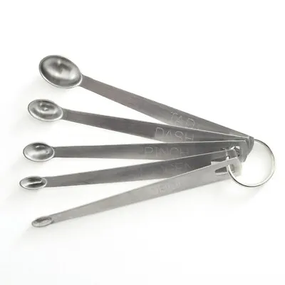Norpro 5 Piece Stainless Steel Mini Measuring Spoon Set • $9.79