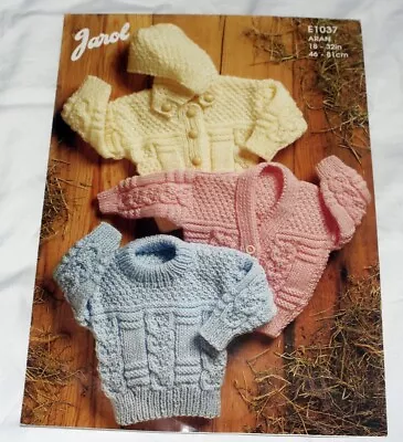 Babies/Children's Jacket And Cardigans Knitting Pattern • £1.30