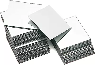 50 Pack Square Mirror Tiles 3 Inches Small Glass Mirrors For Crafts DIY Projec • $26.82