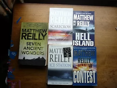 Matthew Reilly Bulk Books 5 Paperbacks 3 Scarecrow Novels Free Shipping • $46