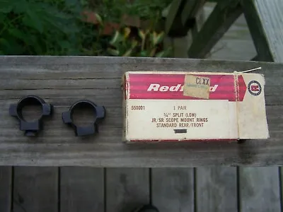 3/4  Redfield Rifle Scope Rings NOS • $99.99