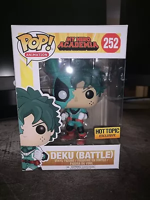 Funko POP! Battle Deku #252 My Hero Academia Hot Topic Exclusive IN HAND MINT! • $32