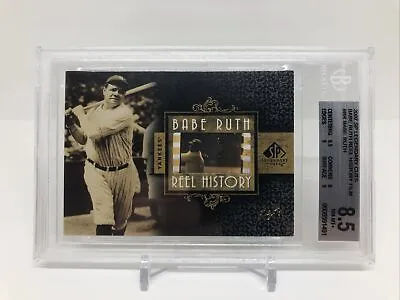 Babe Ruth 1/1 Film Reel 2007 SP True One Of One Game Filmed Ruth Batting BGS 8.5 • $599.99