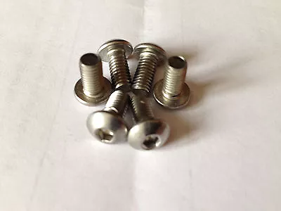 12 Cycle Bike Bottle Cage Bolts Stainless  M5 X 10mm Low Profile Button Head • £3.20