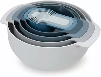 Joseph Joseph Nest 9 Plus 9-piece Food Prep Set Kitchen Tools Sky Blue • $109.79