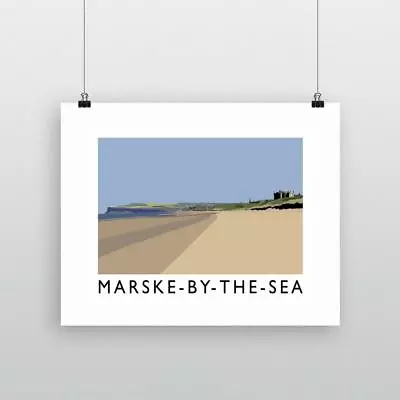 Marske-By-The-Sea Yorkshire 28x35cm Art Print By Richard O'Neill • £9.99