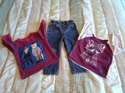 £11.95 • Buy Monsoon Baby Boy Bundle 12-18 Months Tops Jeans EXC