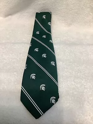 University Michigan State Spartans Neck Tie Green Jacobson’s • $17.50