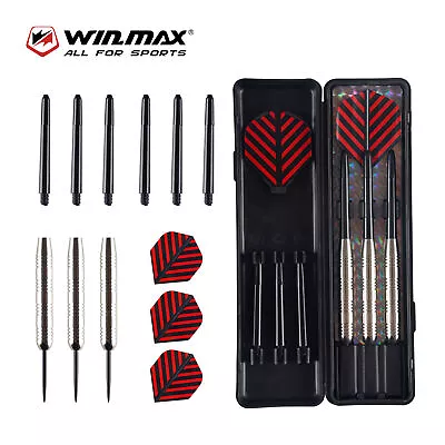 3x Darts Steel Tips Professional Competition Steel Tip Darts Set With Case 23g  • $10.98