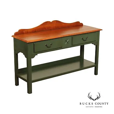 Ethan Allen 'Country Crossings' Painted Maple Sideboard Server • $1195