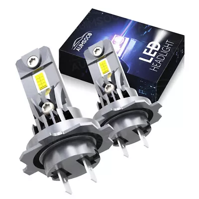 2x H7 Motorcycle LED Headlight Bulb Kit High/Low Beam 55W 10000LM 6000K White CS • $49.99