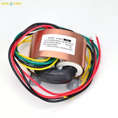 1PCS 50VA (50W) HIFI Copper R-Core Transformer 0-220V 3.15V-0-3.15V For PRT-11A • $36