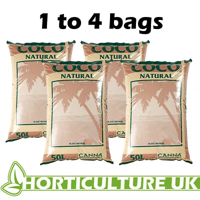 £19.99 • Buy Canna Coco Natural 50 Litres Growing Medium Bag Media Soil Potting **MULTIBUY**