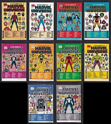 Official Handbook Of The Marvel Universe Master Edition #1-10 Marvel 1990 • $120