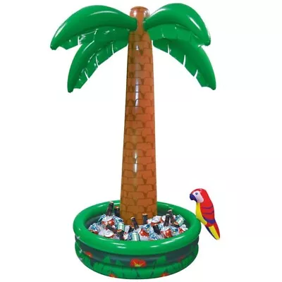 180cm Inflatable Jumbo Palm Tree Cooler Hawaiian Beach Pool Party • $49.99