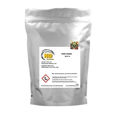 Zinc Oxide Powder 99.9% High Grade Zinc White 250g Chinese White FREE UK Postage • £14.99
