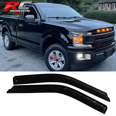 For 15-22 Ford F150 17-21 F250 - F550 Standard Cab Window Visors Acrylic • $26.07