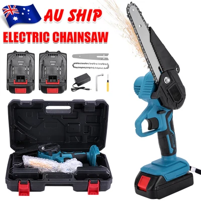 $51.95 • Buy 6  Chainsaw Cordless Battery Rechargeable Wood Cutter Saw Chain Saws Electric
