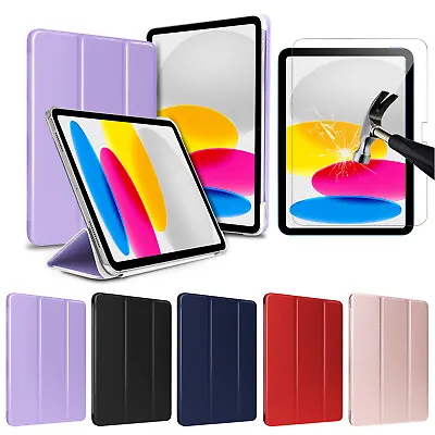 For IPad 10.9  20227th 8th 9th 10th Generation Kickstand Case Screen Protector • $10.99