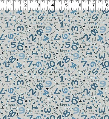 Fabric Busy Street 110cm 100% Cotton Designer Blank Quilting Toot Beep CWY3202B • £3.16