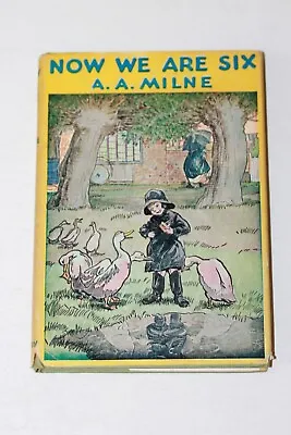 $6.95 • Buy NOW WE ARE SIX By A.A. Milne, 1960 Hc+dj, Winnie The Pooh, Christopher Robin