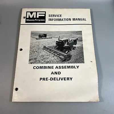 Massey Ferguson MF 540 550 850 860 Combines Assembly Service Manual • $29.99