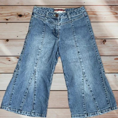 Z Cavaricci Capri Stretch Blue Jeans Girls Size 12 • $12.95