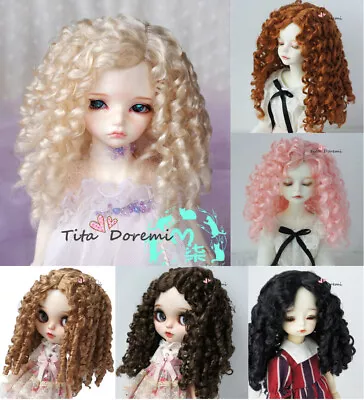 BJD Doll Wig 1/3 8-9  SD MSD MDD 1/4 7-8   YOSD BB 1/6 6-7  Blonde Long Hair • $27.99